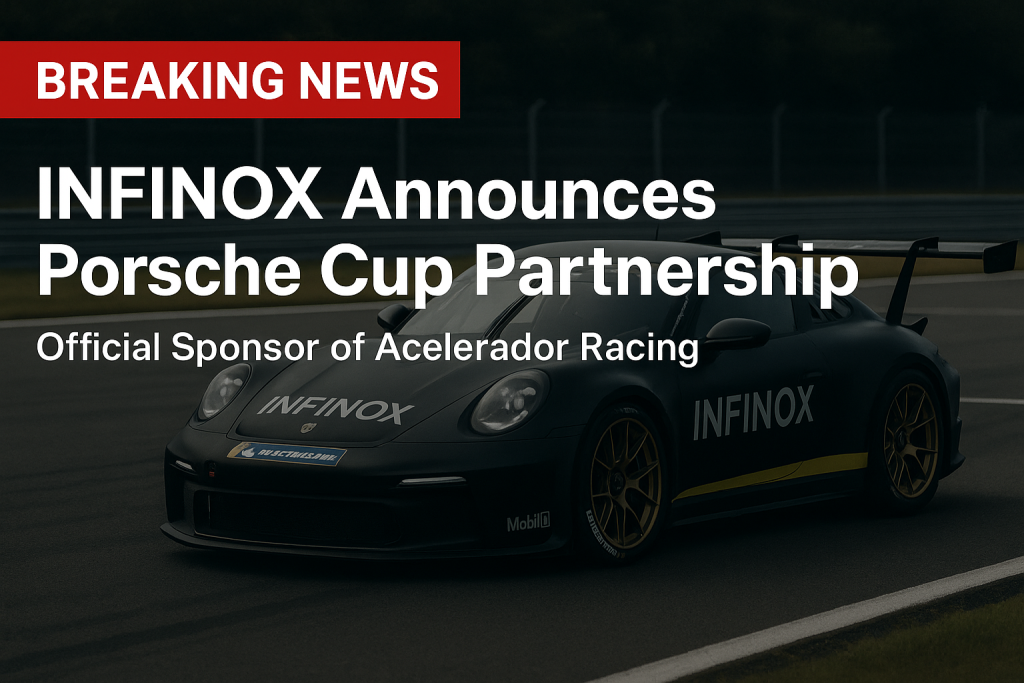 INFINOX 브랜드가 참여한 포르쉐컵 파트너십 현장 이미지